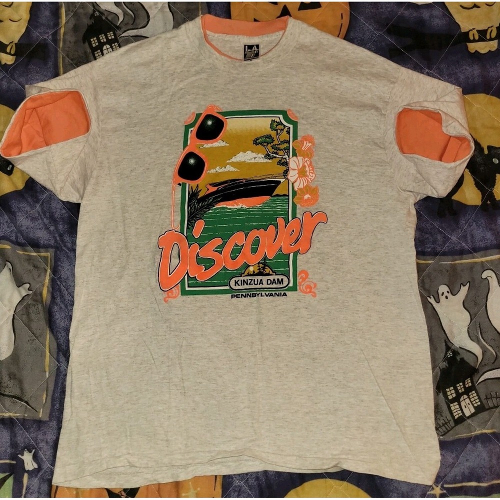 Vintage Pennsylvania Shirt Discover Kinzua Dam Men's XL 1990s